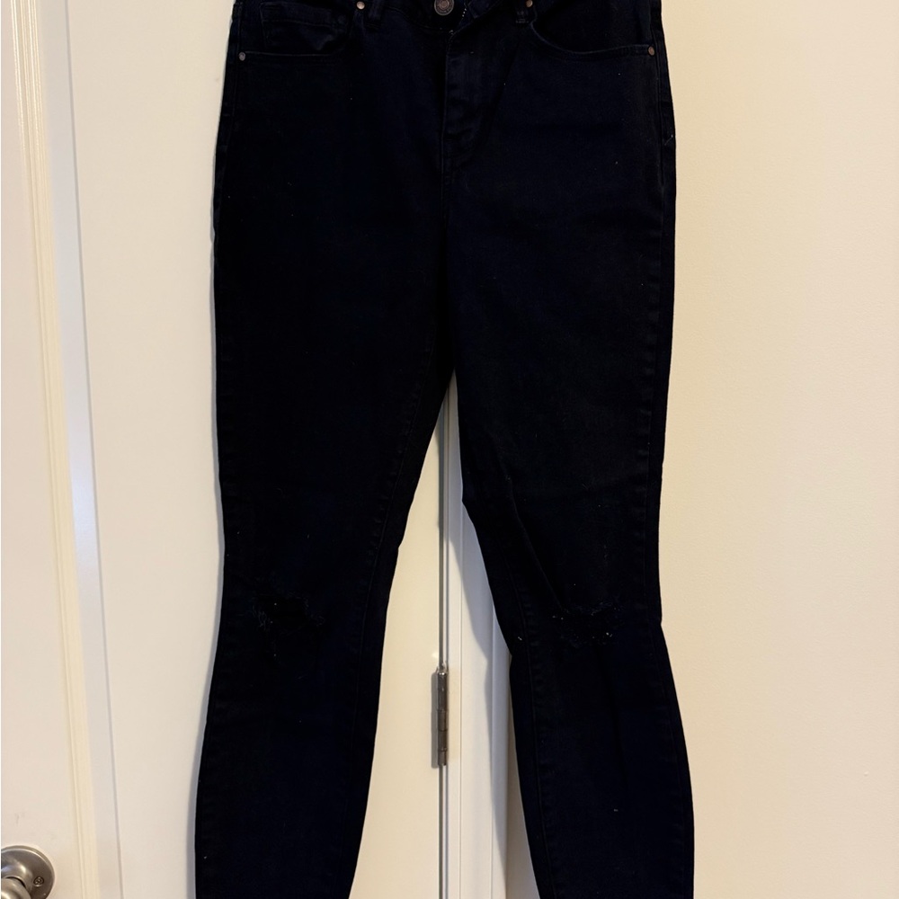 PacSun Women's Dark Black Skinny Jeans